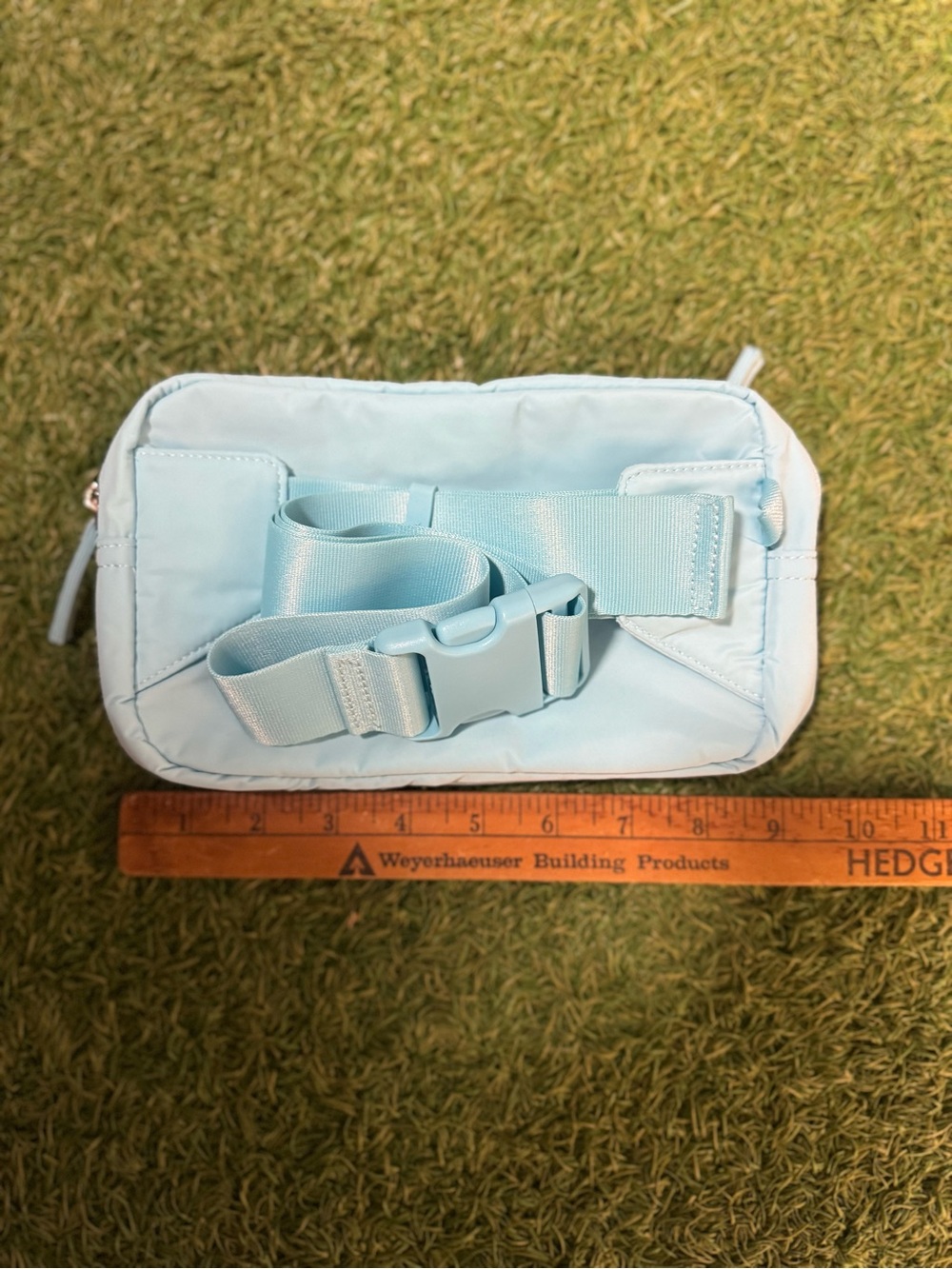 Athleta All About Large Crossbody Purse Bag Aqua Blue Casual Travel -NWOT - Picture 10 of 13